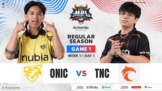 MPL PH S15 - W1D1 - ONIC VS TNC GAME 1