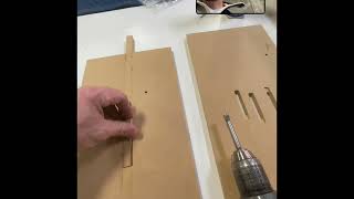 Making a template for a salice air hinge