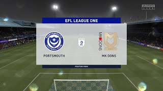 FIFA 21 | Portsmouth vs MK Dons - England League One | 10/10/2020 | 1080p 60FPS