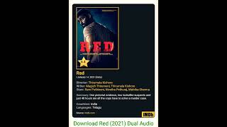 Download Red (2021) Dual Audio Movie 480p | 720p | 1080p Direct link