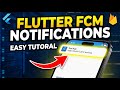 How to setup Firebase Cloud Messaging push notifications in Flutter - Easy Tutorial