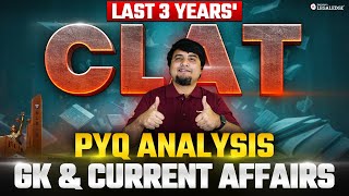 Last 3 Years' CLAT Paper Analysis: GK & Current Affairs | Key Trends & Predictions for CLAT 2025