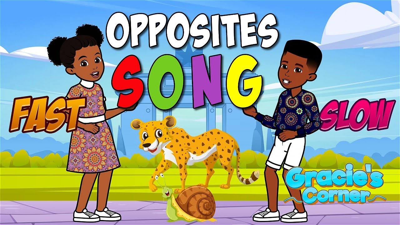 Opposites Song | Learning Opposites By Gracie’s Corner | Kids Songs ...