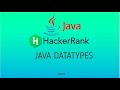 #8 Java DataTypes | Hackerrank Java Solutions