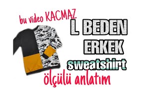 L BEDEN ERKEK SWEATSHİRT...