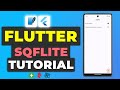 Flutter SQFlite CRUD Tutorial | SQL Database Storage In Flutter using SQLite