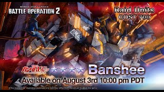 MOBILE SUIT GUNDAM BATTLE OPERATION 2 -Banshee PV