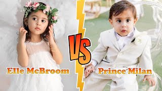 Elle McBroom VS Prince Milan (The Royalty Family) Transformation 👑 New Stars From Baby To 2023
