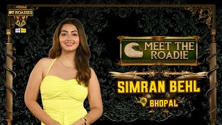 Meet The Roadie - Simran Behl | MTV Roadies Double Cross | MTV Roadies Double Cross