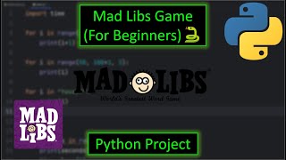 Python Mad Libs Game (For Beginners)🐍