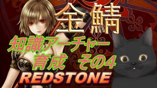 【REDSTONE】金鯖知識アーチャー育成　その４