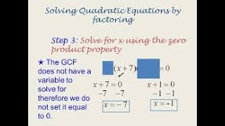 Video I made for my students on factoring trinomials(a not equal to 1) \u0026 the zero-product property!