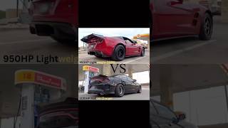 HEMI VS CORVETTE ‼️🔥 #trending #hellcat #corvette #1320video #racing #subscribe #roadto10k