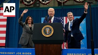 Biden and Kamala Harris argue Democrats will preserve health care and GOP would take it away