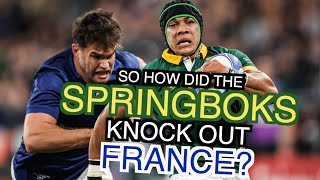 So how did the Springboks knock out France? | Rugby World Cup 2023 Analysis