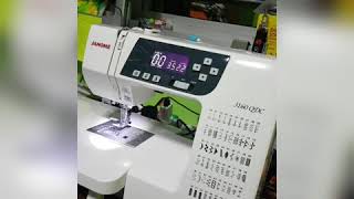 Janome 3160qdc buttonhole demo