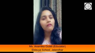 Thanks to AKS Education Awards- Anamika (Educator), Eklavya School