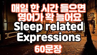 [Rosy School]Sleep-related English 60 sentences/No need to study Grammar/Sentences getting longer