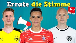⚽️ Bundesliga Spieler an ihrer Stimme erraten! 🎤 (Musiala, Reus) | Fußball quiz 2023