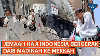 1.897 Jemaah Haji Bergeser dari Madinah ke Mekkah