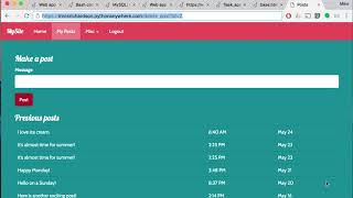 Using URL params to delete posts