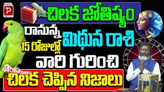 మిథున రాశి | Zemini Horoscope  | Chilaka Jotishyam | Parrot Astrology | September | Popular TV