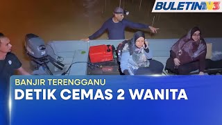 BANJIR TERENGGANU | Dua Penjawat Awam Terperangkap Dalam Kereta