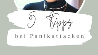 Panikattacken - 5 Tipps 🧡 #panikattacke #mentalhealth  #Psychologin #Therapie