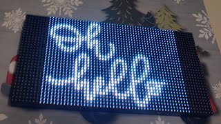 Raspberry Pi 32x64 led matrix gif viewer