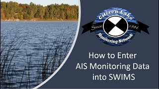 How to Enter AIS Monitoring Data Into the SWIMS Database (updated version available)