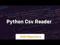 python csv reader
