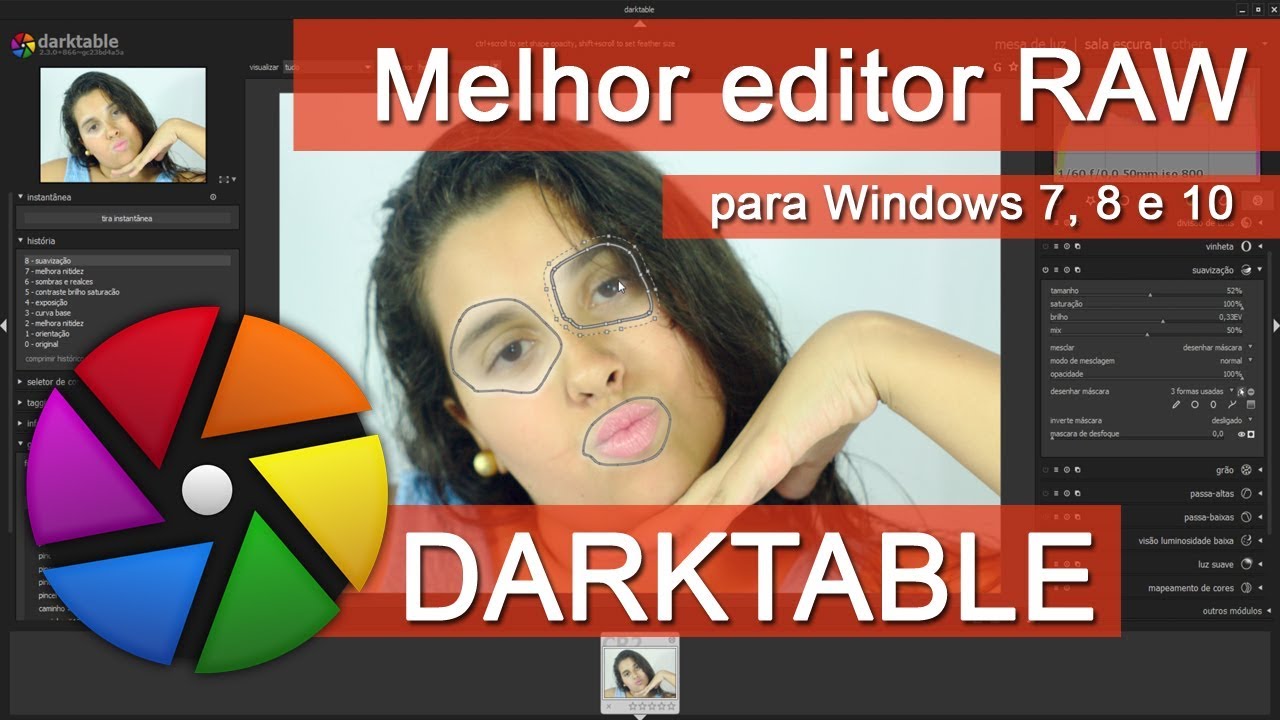 Tutorial Darktable Usando Mascaras Youtube
