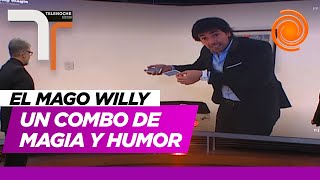 ¡Mirá este divertido e increíble truco de Willy Magia en Telenoche!