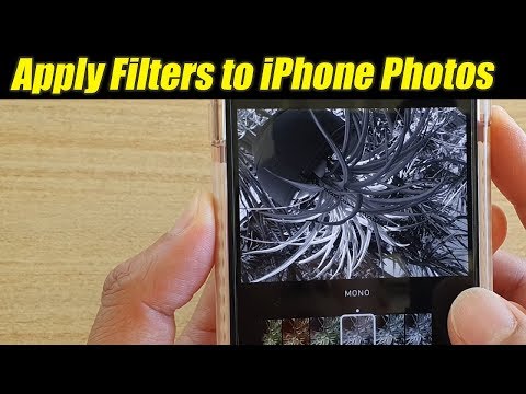 How to Add Photo Filters to iPhone Photos