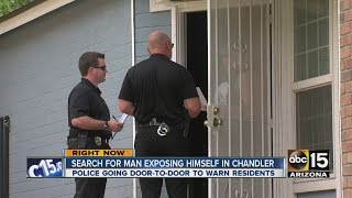 Search on for man exposing himself in Chandler