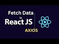 How To Fetch Data from a Mock Backend Using Axios in React JS | Step-by-Step Tutorial