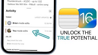 How to ACTUALLY Use Apple Notes (iOS 16)