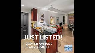 2929 1st Ave #202 Seattle $398,000