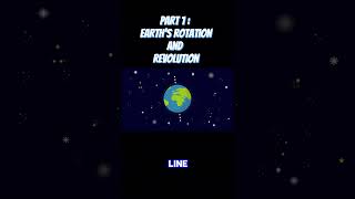 PART 1:  Earth'S Rotation & Revolution Uncovered #science #shorts #stem #steam