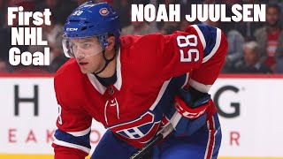 Noah Juulsen #58 (Montréal Canadiens) first NHL goal Mar 2, 2018