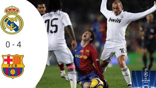 REAL MADRID vs BARCELONA  (0-4)