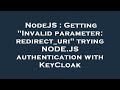 NodeJS : Getting 