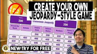 Create Your Own Jeopardy-Style Game | No Google Slides Template Necessary