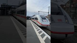 Der ICE 4 7-Teiler Tz 9227 fährt als ICE 119 nach Innsbruck Hbf in Lindau-Reutin aus