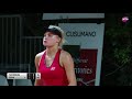 dayana yastremska vs. oceane dodin 2020 palermo second round wta highlights