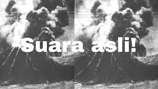 Suara letusan asli gunung Krakatau (1883)