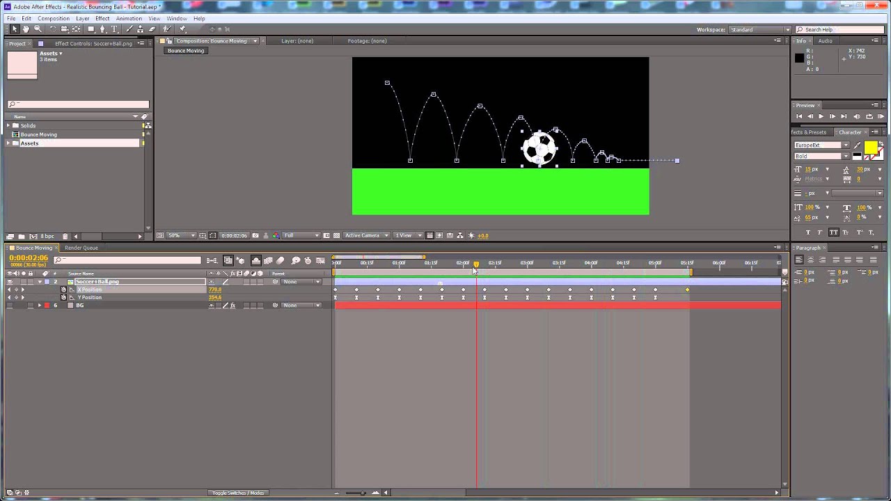 Bouncing Ball Tutorial Youtube