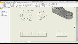 SWIVEL ARM INVENTOR MODEL AND DRAWING