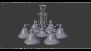 Blender Tutorial - Modeling a Chandelier - part 1 of 4