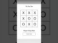 Tic Tac Toe Game using HTML CSS & JavaScript